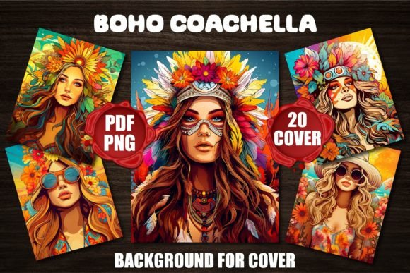 Boho Coachella Backgrounds for Covers: A Designer's Guide