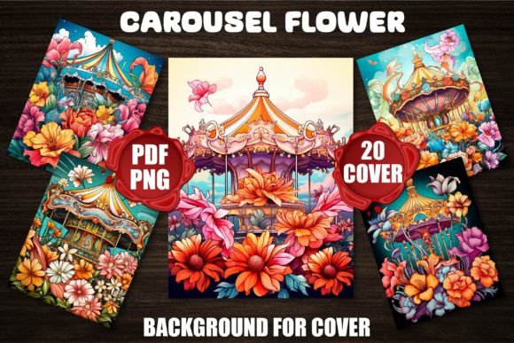 Carousel Flower Backgrounds for Cover: A Designer's Guide