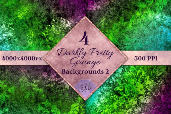 Darkly Pretty Grunge Backgrounds 2: Moody Textures
