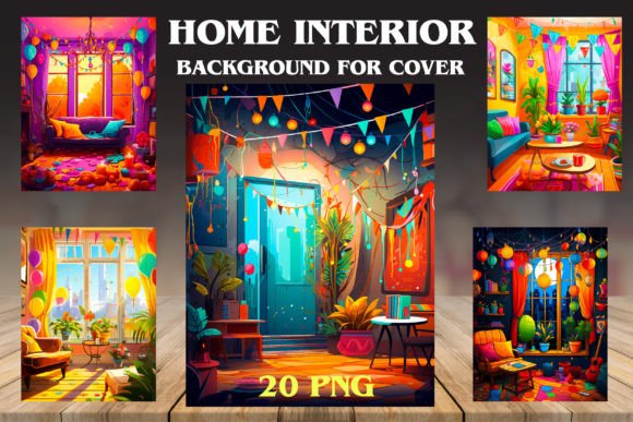 Home Interior Backgrounds for Covers: A Designer's Guide