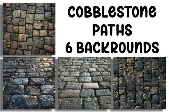 Old World Tranquility: Cobblestone Paths Backgrounds for Timeless Design