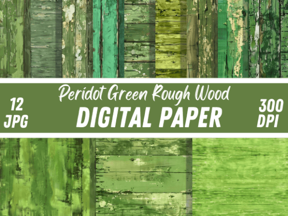 Peridot Green Rough Wood: A Design Asset for Natural Branding