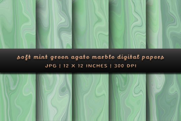 Soft Mint Green Agate Marble Backgrounds: A Designer's Texture Guide