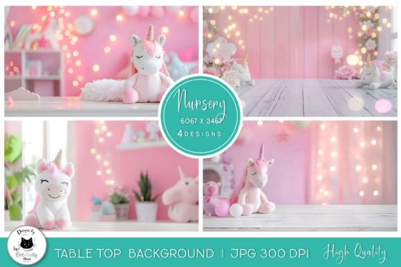 Unicorn Nursery Table Top Backgrounds: A Dreamy Backdrop
